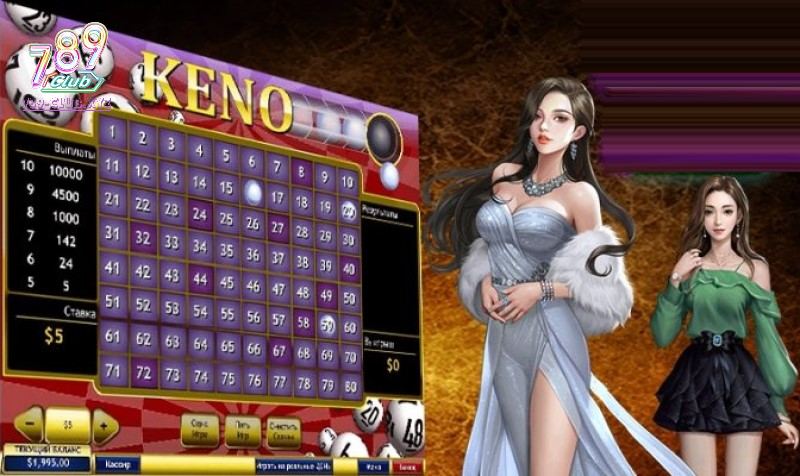 Game xổ số nhanh Keno online tại 789Club được yêu thích