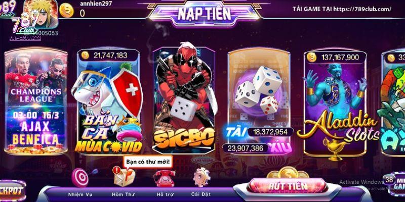 Một số ưu điểm của sảnh game United Gaming 789Club